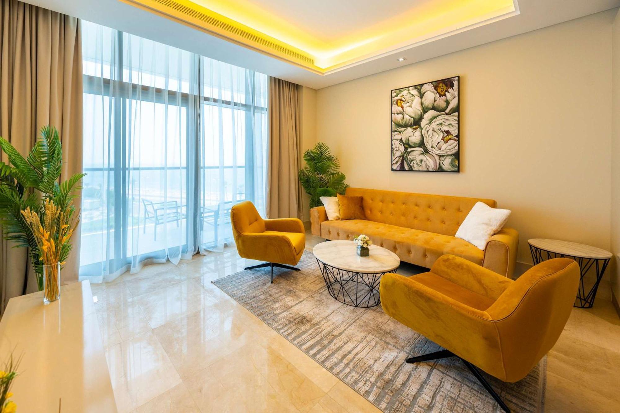 Spacious Beachfront 2 Bedroom Apartment - The 8 두바이 외부 사진